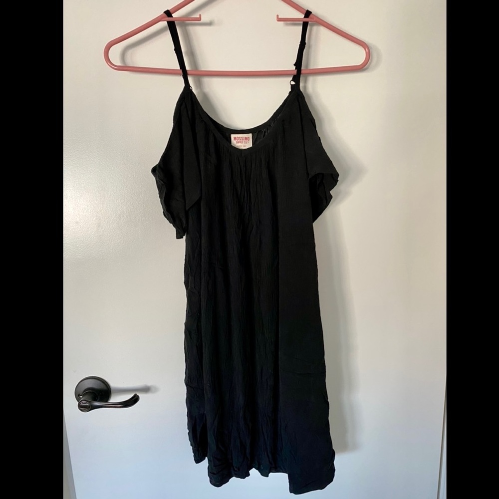 Mossimo Black Mini Loose Shift Dress, Sm/Med